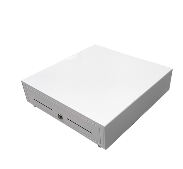 CAJÓN PORTAMONEDAS ELÉCTRICO BLANCO 41 CM